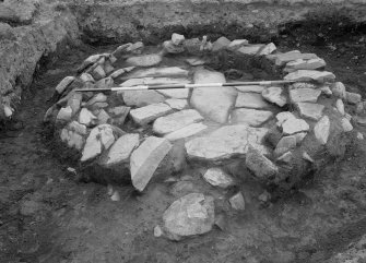 Excavation photograph - Oven 3, looking east.
