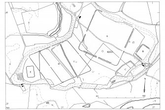 Publication drawing; Inchtuthil, general plan of the plateau