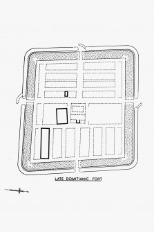 Publication drawings illustrating the different phases of Newstead fort.
Roxburgh Inventory fig. 424.