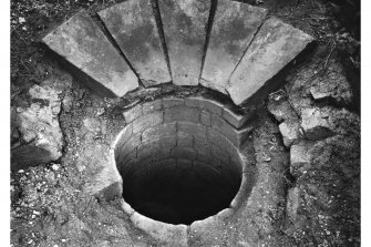 Argyll, Bonawe Ironworks, Furnace.
Detail of mouth of furnace at Bonawe ironworks