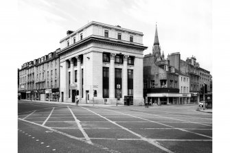 Aberdeen, 1-21 St. Nicholas Street.
General view of corner of Union Street and Nicholas Street from East
