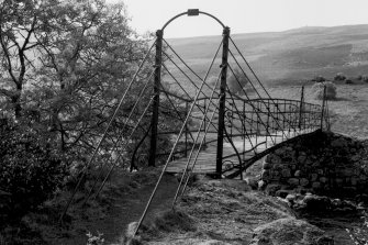 General view of footbridge from North