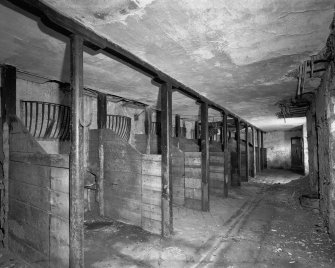 Interior.
View of stables.