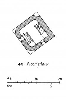 Perspective view and floor plans.