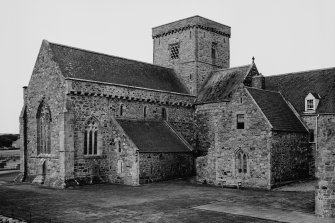Iona, Iona Abbey.
Detail of view from North-East.