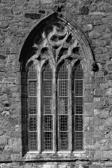 Iona, Iona Abbey.
View of East window of choir exterior.