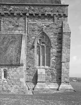 Iona, Iona Abbey.
View of choir South wall.