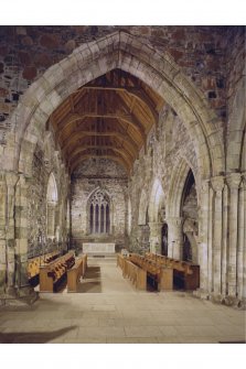 Iona, Iona Abbey, interior.
View of choir from crossing.