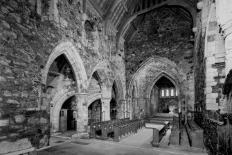 Iona, Iona Abbey, interior.
View from East end of choir.