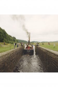 Crinan Canal, Dunardry Locks.
General view of Dunardry Locks showing Puffer Vic 32