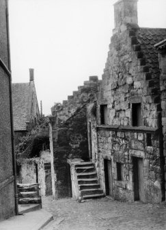 View from North West down Little Causeway with The Ark and The Nunnery in foreground.