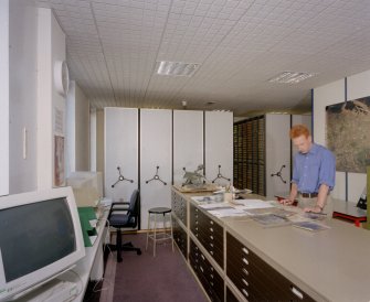 RCAHMS AT WORK. 
RCAHMS Aerial Photography Collection. Kevin McLaren, Curator.