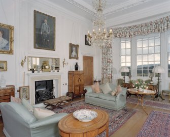 Hill of Tarvit, interior. View of drawing room from North West