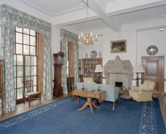 Hill of Tarvit, interior. View of smoking room from South West