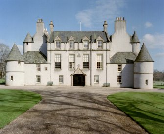 Leith Hall, exterior.  View from West