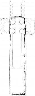 Plain cross with broken arms, in MacDonald of Largie vault.