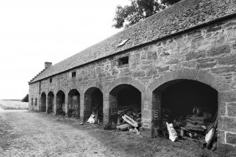 General view of cart sheds at S end of steading from W
Digital image of C 61040