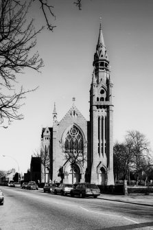 Scanned image of Aberdeen, Carden Place, Queen's Cross Church.
General view from West.