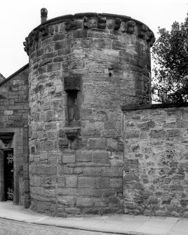 View of Turret in Abbey Wall from South, St Andrews.