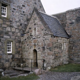 Iona, Iona Abbey.
View of St Columba's Shrine from South-West.