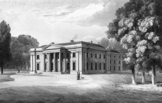 Watercolour showing perspective view of the House of Springwood Park
u.s.   u.d.
Attributed to James Gillespie Graham