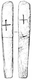 Killundine, Morvern. Pillar, cross incised on both terminals. AGD 711/1 (Fig. 181).