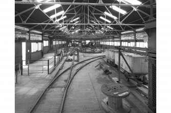 Interior from North North West of car hall, currently mothballed until the fate of the mine is decided.