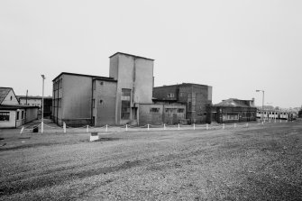 View of pit-head baths from North East, Cardowan Colliery