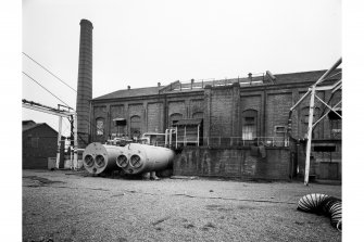 View of nos. 1 and 2 winding engine house from North West, Cardowan Colliery