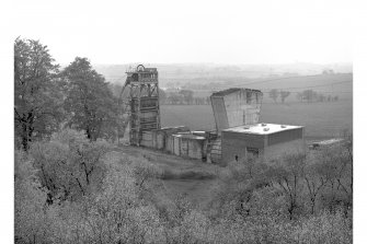 View from North-East of No. 4 shaft and fan house.