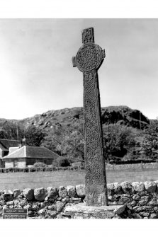 Iona, MacLean's Cross. 
View of reverse face.