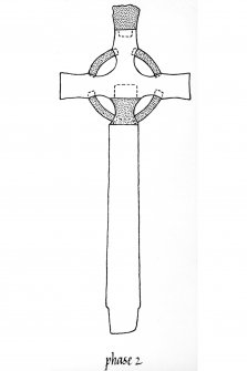 St John's Cross, Iona. Suggested original structure and its development.