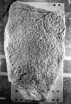 Dead Man's Howe, Wantonwells, Pictish symbol stone. General view, as preserved.