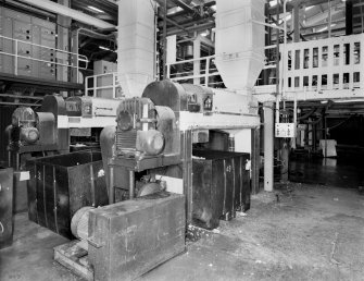 View of two of the three Stord Bartz Presses, used to increase the solids content of the Alginic Acid from 10 to 30%