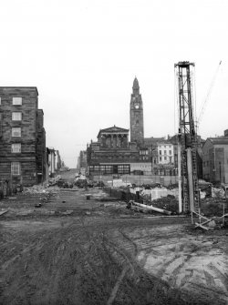 General view of Pitt Street looking North to St Vincent Street Church (before new office block obscured view).