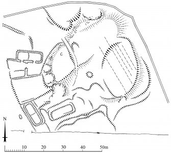 Publication drawing; Plan of Chapelhill (Chapel) farmstead.