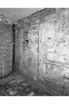 View from North West showing blocked doorway, room 7
