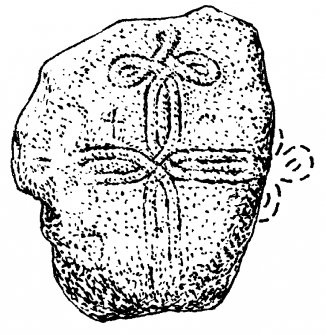 Cill Ealeagain, Mulreesh, Islay. Cross incised stone.