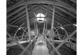 View of interior of cattle court