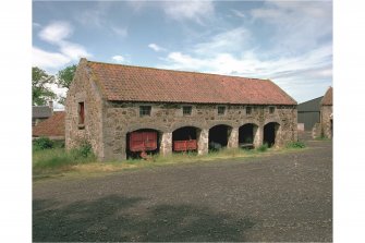 View of cart shed from SW