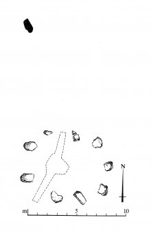 Publication drawing; Balnabroich, stone circle.