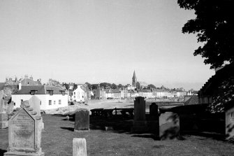 View from Anstruther Wester churchyard, looking towards Anstruther Easter