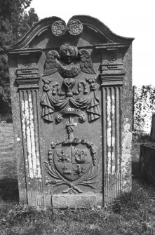 Kenmore Churchyard.
View of headstone of Archibald Marquis dated 1812.
