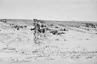 General view of the Buzzart Dyke, taken in snow.