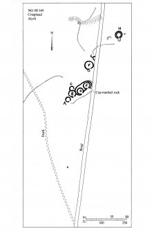 Plan ink 1:200 RCAHMS 1983 (copied PMT No negative)