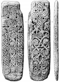 Publication drawing; Kilfinan, carved stone (3)
