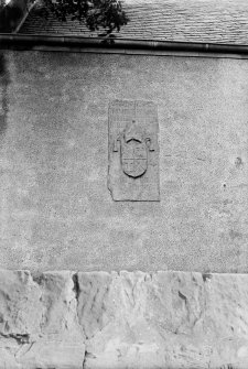 Pittenweem, Marygate, St John's Episcopal Church.
Armorial stone on West wall.