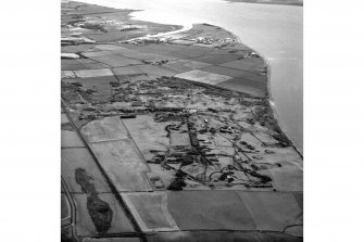 Scanned image of an oblique aerial view.