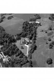 Kinfauns Castle.
General aerial view.