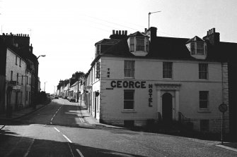 High Street.
View of east end of High Street including George Hotel